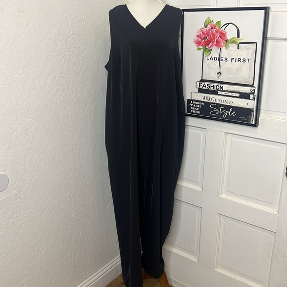 Universal Standard Premier Black Jumpsuit Size S/14-16 - Picture 2 of 10